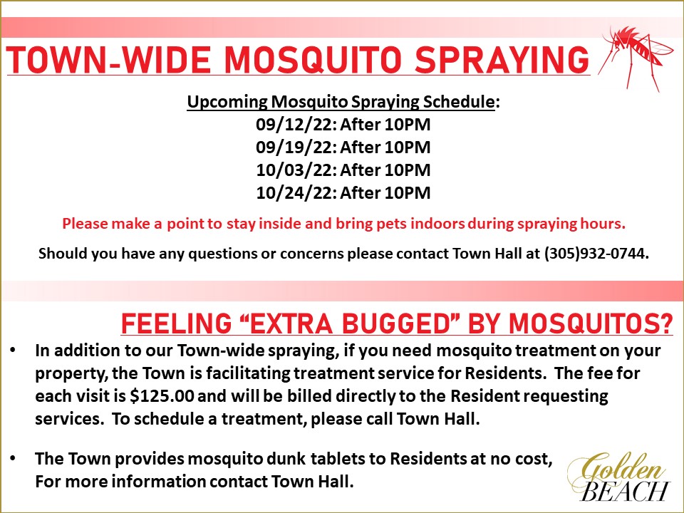 MOSQUITO SPRAYING with SCHEDULE VERSION 83022jpeg Golden Beach A