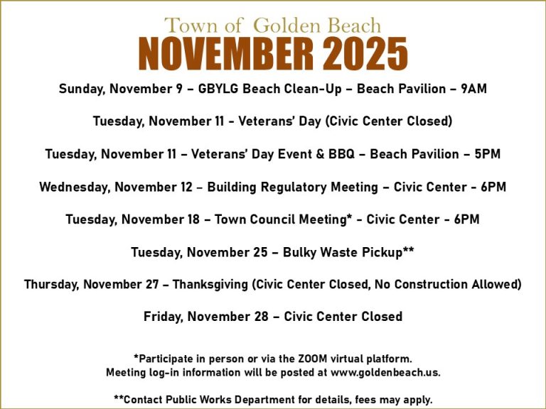 CALENDAR: November 2025 – updated 11-6-25